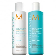 MoroccanOil Kit Shampoo 250ml + Condicionador 250ml Extra Volume